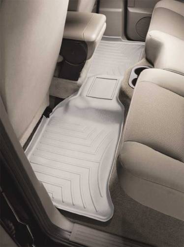 WeatherTech - WeatherTech Front Floorliners, Toyota (2012-16) Tacoma Access Cab, Rear, Gray
