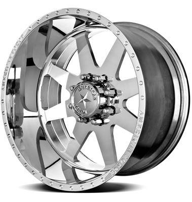 American Force Wheels - American Force Independence SS Wheel, 22"x12", 8"x6.5"  (Mirror Polished Finish)