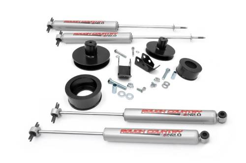 Rough Country - Rough Country Lift Kit for Jeep (1994-06) Wrangler TJ, 2"