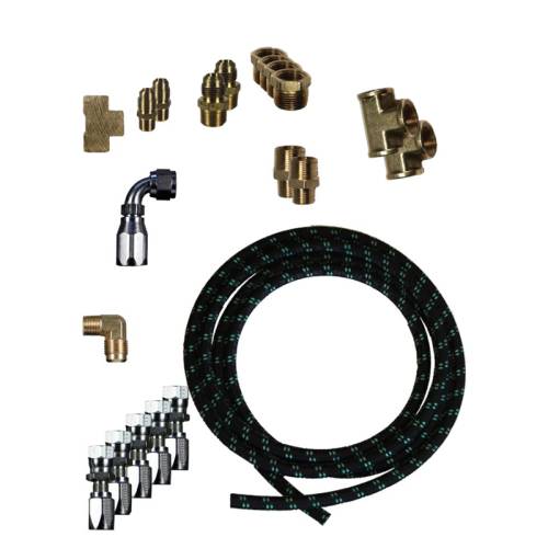 FASS Diesel Fuel Systems - FASS Return Fuel Line Kit, Double Vent