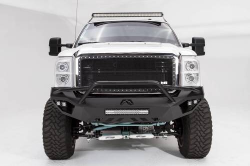 Fab Fours - Fab Fours Vengeance Front Bumper, Ford (2011-16) F-250/F-350, With Prerunner Bar