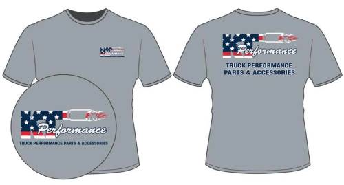 KT Performance T-Shirt Red White and Blue Flag