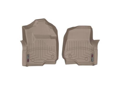 WeatherTech - WeatherTech Front Floorliners, Ford (2017) F-250/F-350/F-450, Front, Cocoa