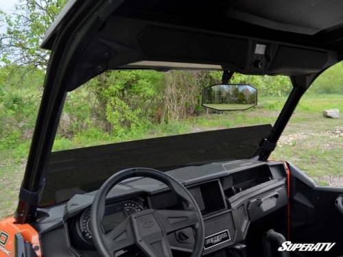 SuperATV - SuperATV Half Windshield for Polaris (2016-26) General (Standard Polycarbonate - Dark Tint)