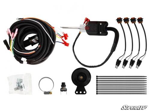 SuperATV - SuperATV Plug & Play Turn Signal Kit for Polaris (2017) Ranger XP 1000 (Standard Cab, Steering Column and Dash Horn)