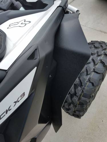 APEX Powersports Products - APEX Extended Fender Flare Kit, Can Am Maverick 1000R (2013-16) Front & Rear