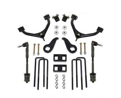 ReadyLIFT Suspension - ReadyLIFT Lift Kit, Chevy/GMC (2011-15) 2500 & 3500 2wd & 4x4, 4" front & 1" rear (Single Rear Wheel Only)