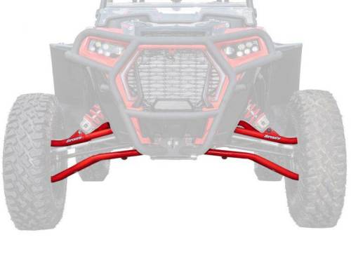 SuperATV - Polaris RZR XP Turbo S High-Clearance A Arms (Red)