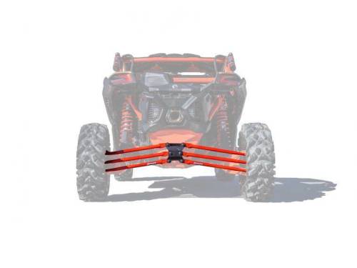 SuperATV - Can-Am Maverick X3, 72 inch, Tubed Radius Arms Complete Kit (Red)