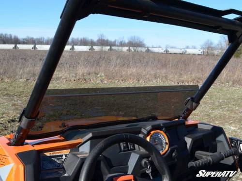 SuperATV - SuperATV Half Windshield for Polaris (2016-18) RZR XP Turbo (Standard Polycarbonate- Dark Tint)