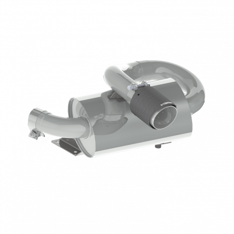 MBRP PowerSports - MBRP Powersports,Maverick Trail- Sport, Exhaust Performance Series with Carbon Fiber tip, (2018-20)