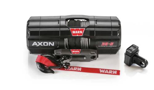 Warn - Warn AXON 35 POWERSPORT WINCH, 3500 lbs (Synthetic Rope)