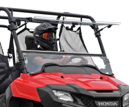 SuperATV - Honda Pioneer 700 Scratch Resistant Flip Windshield