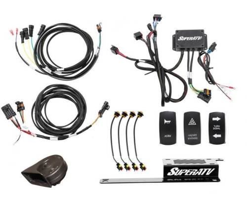 SuperATV - Polaris RZR S 1000 Plug & Play Turn Signal Kit (Deluxe Plus and Play)