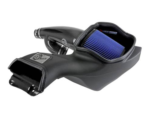 aFe - aFe Track Series Carbon Fiber Cold Air Intake System, Ford F-150 Raptor (2017-20) V6-3.5L  w/Pro 5R Filter