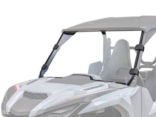 SuperATV - Yamaha Wolverine RMAX 1000 Full Windshield, Scratch Resistant Polycarbonate (Clear)