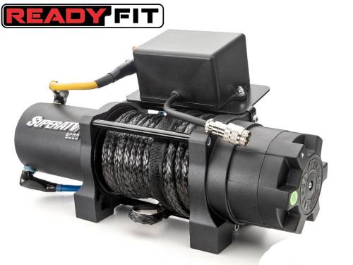 SuperATV - Yamaha Wolverine RMAX Ready-Fit  4500lbs Winch  (WITH WIRELESS REMOTE & SYNTHETIC ROPE) 
