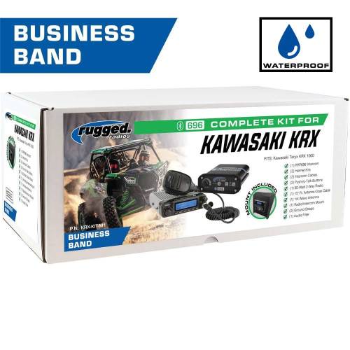 Rugged Radios - Rugged Radios Kawasaki Teryx KRX 1000 Complete UTV Communication Kit with AlphaBass Headsets