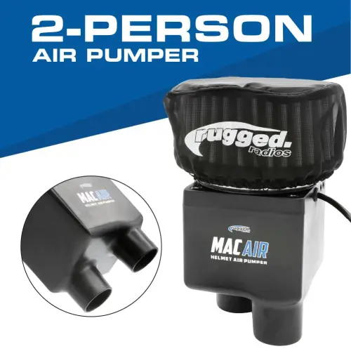 Rugged Radios - Rugged Radios MAC Air 2-Person Helmet Air Pumper (Pumper Only)
