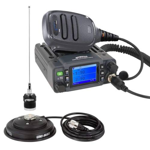 Rugged Radios - Rugged Radios Radio Kit - GMR-25 Waterproof GMRS Band Mobile Radio with Antenna