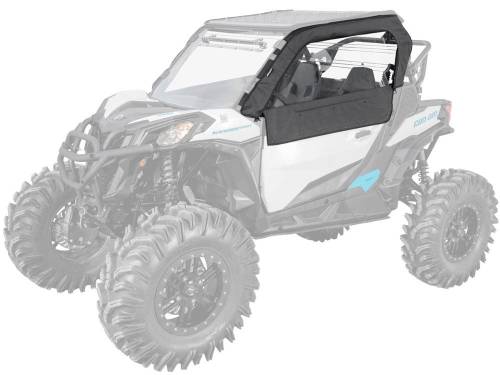 SuperATV - Can-Am Maverick Trail Primal Soft Cab Enclosure Upper Doors (Without Rear Windshield)