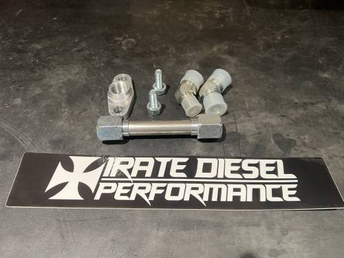 Irate Diesel Performance - Irate Diesel T4 Oil Feed And Drain Line Kit, Ford (1994-03) 7.3L Power Stroke