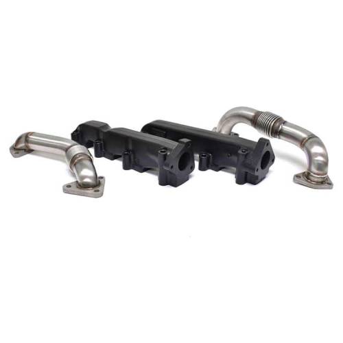 ATS Diesel Performance - ATS Pulse Flow Exhaust Manifold Kit for Chevy/GMC (2001-04) 6.6L Duramax (no EGR)