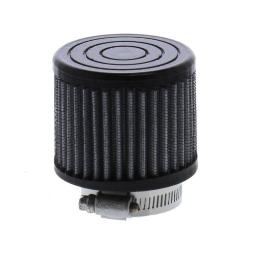 S&B - S&B Crankcase Vent Filter, 1.5" Hole, Clamp-On with Black Shield