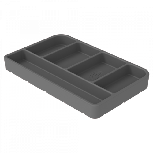 S&B - S&B Tool Tray, Flexible, Silicone, Small, Charcoal