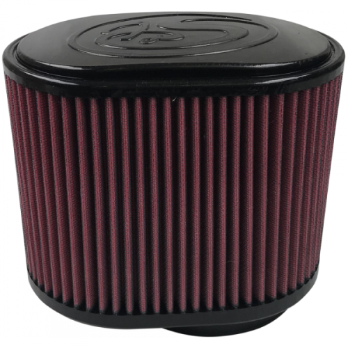 S&B - S&B Intake Replacement Filter for Chevy/GMC (1996-08) 4.8L/5.0L/5.3L5.7L/6.0L/6.6L/8.1L Cotton Cleanable (Red)
