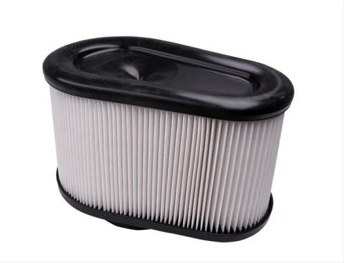 S&B - S&B Intake Replacement Filter for Ford (2003-07) F-250/F-350/Excursion 6.0L, Dry Extendable (White)