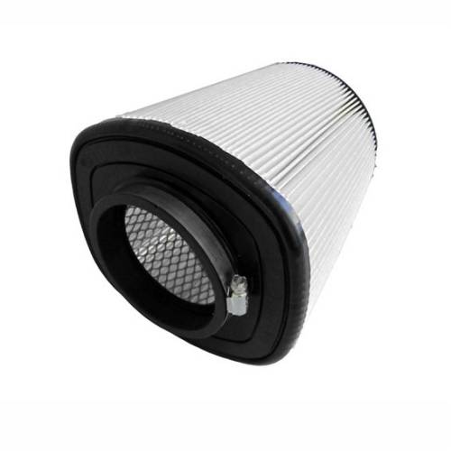 S&B - S&B Intake Replacement Filter for Chevy/GMC (1992-00) 1500/2500/3500 6.5L, Dry Extendable (White)