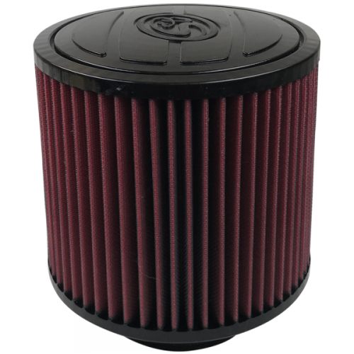 S&B - S&B Intake Replacement Filter for Chevy/GMC (2009-15) Yukon/Tahoe/Escalade/Avalanche/Suburban/1500/2500/3500, Cotton Cleanable (Red)