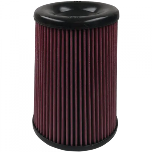 S&B - S&B Intake Replacement Filter for Chevy/GMC (1999-14) 1500/2500/3500/Avalanche/Suburban/Tahoe/Yukon, Gas - Chevy/GMC (2017-19) 2500/3500 Diesel - Cadillac (2002-12) Escalade - Nissan (2016-17) Titan - Ford (2017-19) F-250/F-350, Cotton Cleanable (Red)