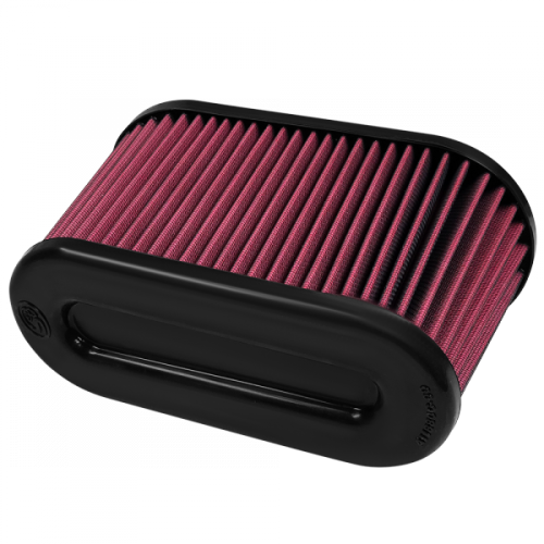 S&B - S&B Intake Replacement Filter for Volkswagen (2009-18) Golf/Passat/Jetta - Audi (2015-17) S3/A3, Cotton Cleanable (Red)