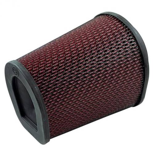 S&B - S&B Intake Replacement Filter for Ford (2011-22) F-250/F-350 6.7L, Diesel, Cotton Cleanable (Red)