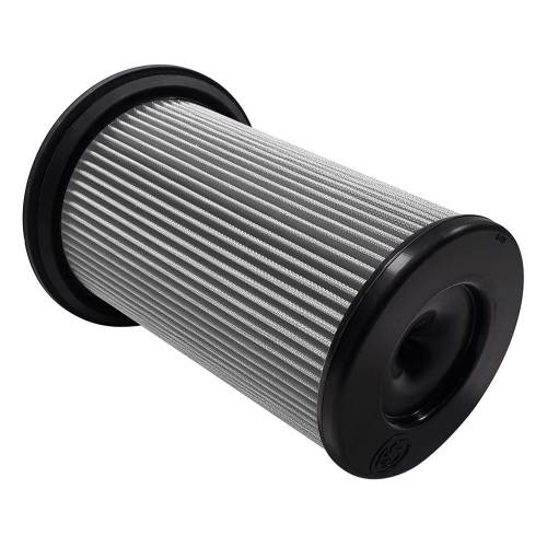 S&B - S&B Intake Replacement Filter for Cadillac (2021-23) Escalade 3.0L, Diesel - Chevy/GMC (2021-23) Yukon, Suburban, Tahoe 3.0L, Diesel - Chevy/GMC (2020-23) 1500 3.0L, Diesel, Dry Extendable (White)
