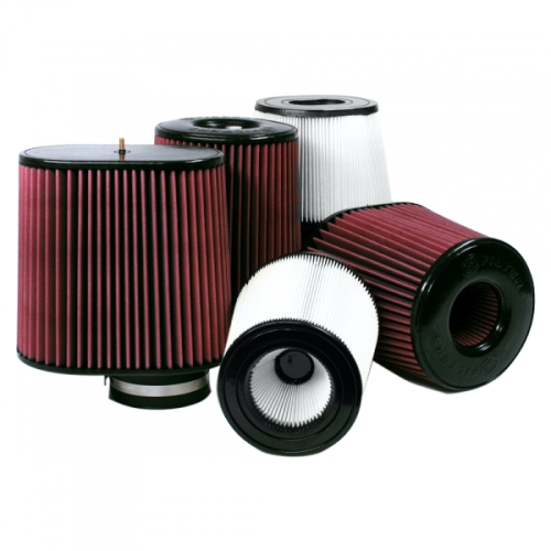 S&B - S&B Universal High Performance Air Filter - Black Rubber Top, Red Oil, White