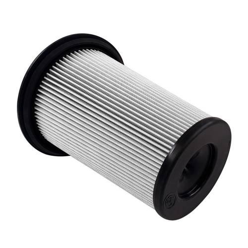 S&B - S&B Intake Replacement Filter for Cadillac (2022) Escalade - Chevy/GMC (2019-23) 1500 5.3L/6.2L - Chevy/GMC (2021-22) Suburban/Yukon/Tahoe 5.3L/6.2L, Dry Extendable (White)