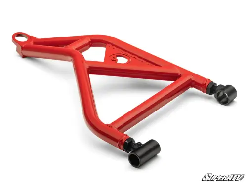 SuperATV - SuperATV 2" Forward Offset A-Arms for Polaris (2024) RZR XP/4 with Heavy-Duty 4340 Chromoly Steel (Red)