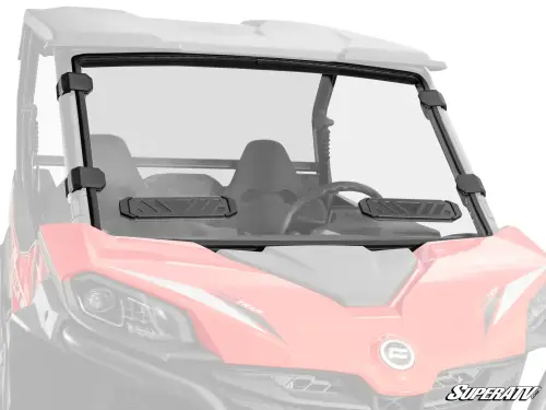 SuperATV - SuperATV Vented Full Windshield for CFMOTO (2023-26) ZForce 800 Trail