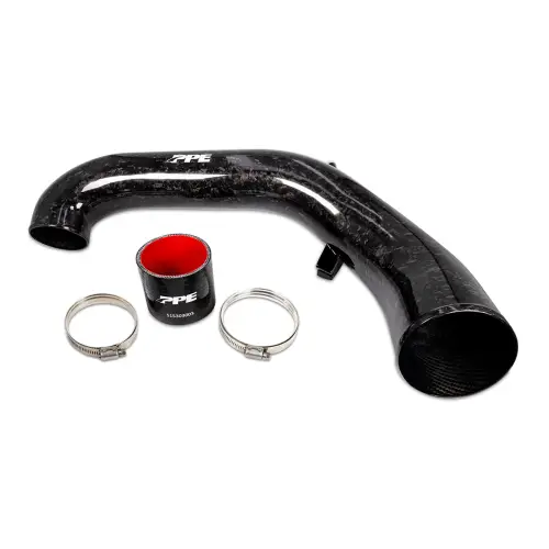 Pacific Performance Engineering - PPE Zilla Carbon Fiber Intake Tube for Chevy/GMC (2020-26) 1500 3.0L (Forged Carbon Fiber)