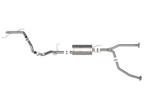 aFe - aFe Power Vulcan Series 304 Stainless Steel Cat-Back Exhaust System for Toyota (2023-24) Sequoia V6-3.4L (tt), 2.5"-3"