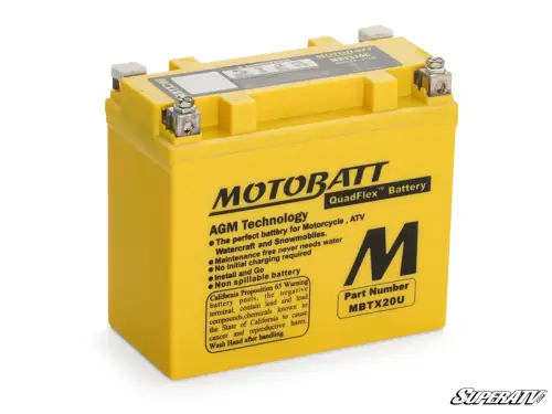 SuperATV - SuperATV Motobatt Battery Replacement for Can-Am (2018-26) Maverick Trail