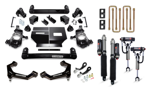 Cognito Motorsports - Cognito Motorsports 4" Elite Lift Kit w/ Elka 2.5 Reservoir Shocks for Chevy/GMC (2020-25) 2500/3500 Silverado/Sierra 2WD/4WD