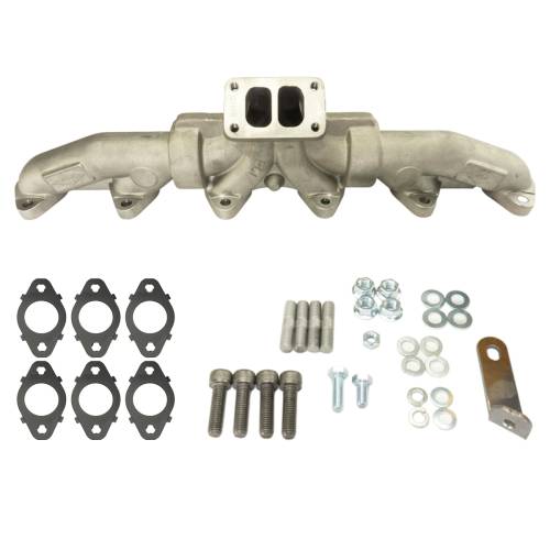 Industrial Injection - Industrial Injection Exhaust Manifold Kit for Dodge (1998.5-02) 5.9L Cummins 24V (w/Bolts & Gaskets)