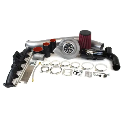 Industrial Injection - Industrial Injection S300 SX-E 62/74 w/ 1.0 A/R Single Turbo Kit for Dodge (2007.5-09) 6.7L Cummins