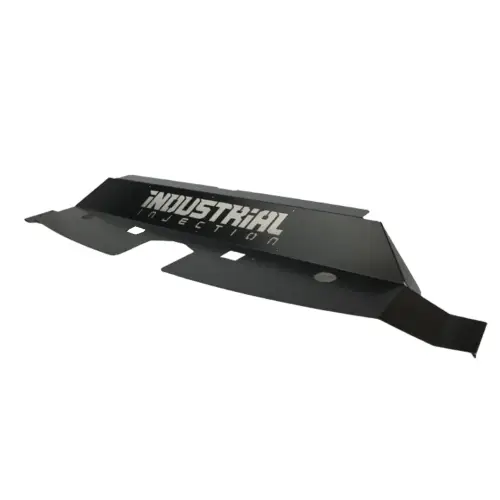 Industrial Injection - Industrial Injection Radiator Cover Mirror Black Gloss Finish for Ram (2013-18) Cummins