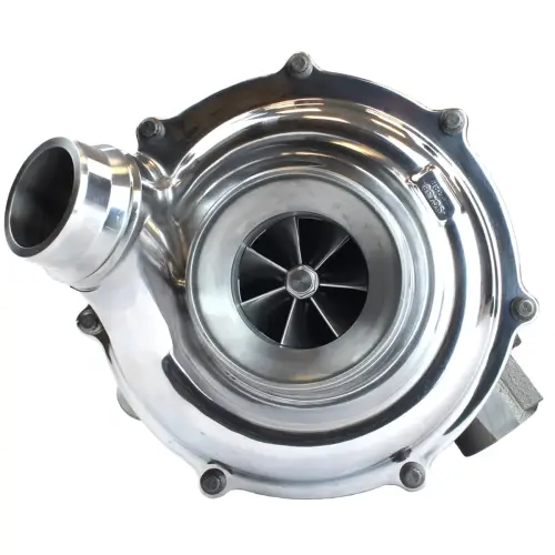 Industrial Injection - Industrial Injection Billet Turbo Upgrade XR Series 64.5MM for Ford (2015-16) Ford 6.7L Power Stroke, 3/4 PU