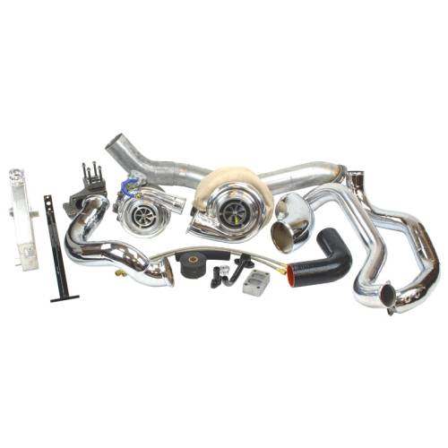 Industrial Injection - Industrial Injection Quick Spool Compound Turbo Kit for Chevy/GMC (2001-2004) LB7 Duramax